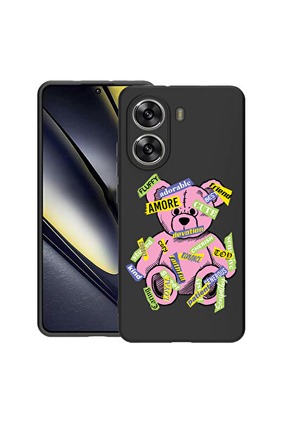 bestcase Carcasă subțire din silicon pentru Poco X7 Pro 5G, Teddy Bear Amour,...