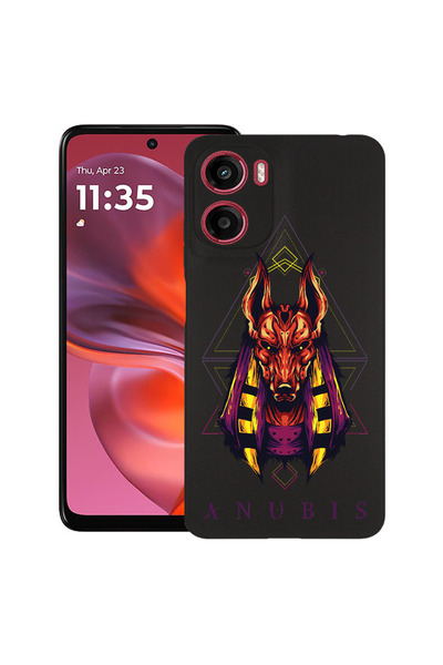 bestcase Carcasă subțire din silicon pentru Motorola Moto G05, Mitologia Anub...