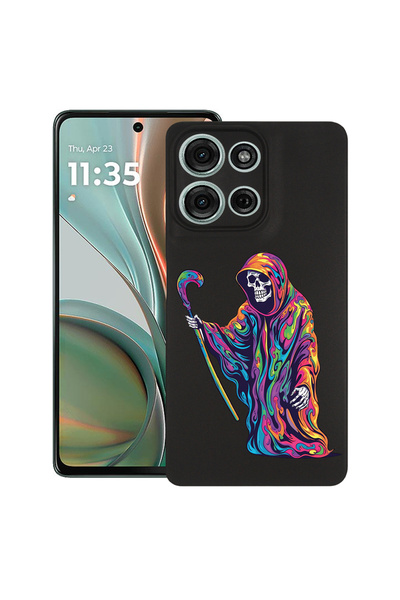 bestcase Carcasă subțire din silicon pentru Motorola Moto G75, Dream Colors -...