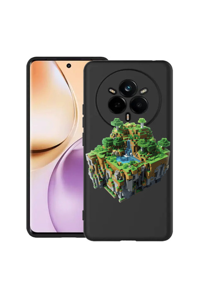 bestcase Carcasă subțire din silicon pentru Realme 14 Pro Plus 5G, Minecarft ...