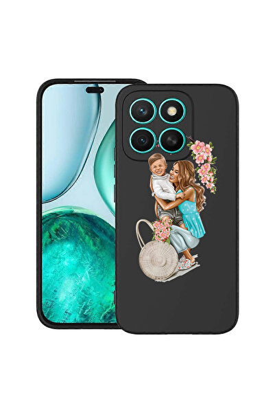 bestcase Carcasă subțire din silicon pentru Honor X8C, Viața de mamă cu un bă...