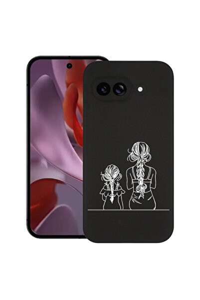 bestcase Carcasă subțire din silicon pentru Google Pixel 9a, Mamă și fiică, 1...