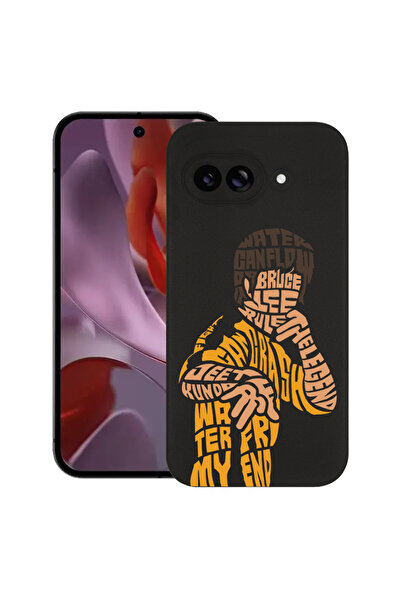 bestcase Carcasă subțire din silicon pentru Google Pixel 9a, caligrafie Bruce...