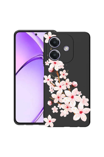 bestcase Carcasă subțire din silicon pentru OPPO A60 5G / A40 / A40M, floare ...