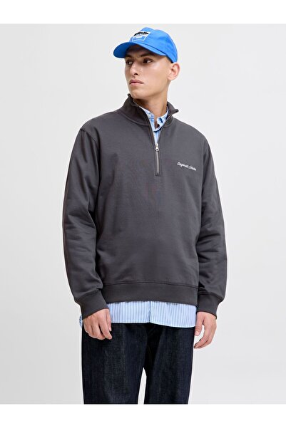 Jack & Jones Hanorac cu jumătate de fermoar