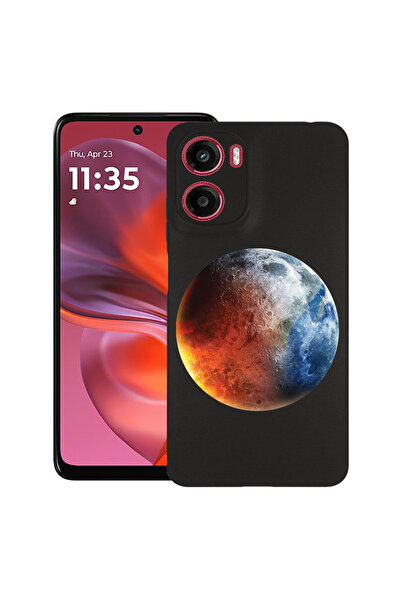 bestcase Carcasă subțire din silicon pentru Motorola Moto E15 / Moto G05, Ear...