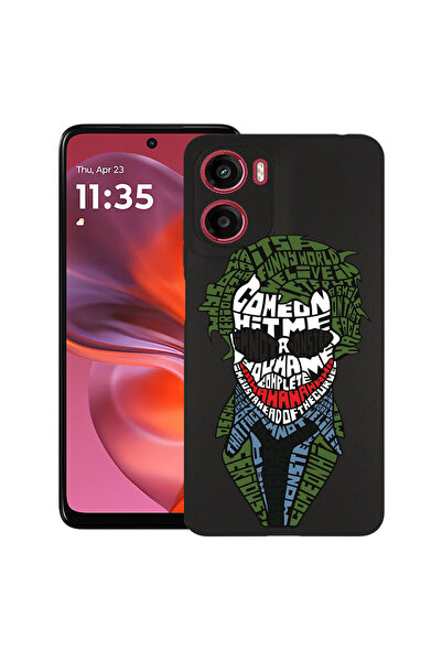 bestcase Carcasă subțire din silicon pentru Motorola Moto G05, Caligrafie De ...