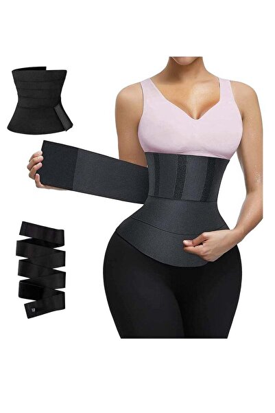 Alcoach Waist Trainer for Women Quick Roll Tummy Waist Trainer Adjustable Bandage Support Belt Train