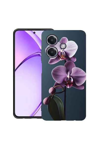 bestcase Carcasă subțire din silicon pentru OPPO A60 5G / A40 / A40M, Mov Orc...