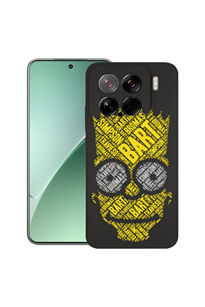 bestcase Тънък силиконов калъф за Xiaomi 15, калиграфия Барт Симпънс, 1926341...