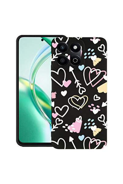 bestcase Carcasă subțire din silicon pentru Honor 200 Smart, simboluri de dra...