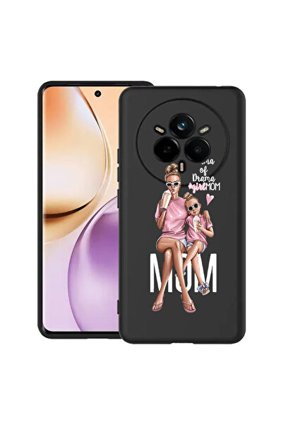 bestcase Carcasă subțire din silicon pentru Realme 14 Pro Plus 5G, Mamă de fa...