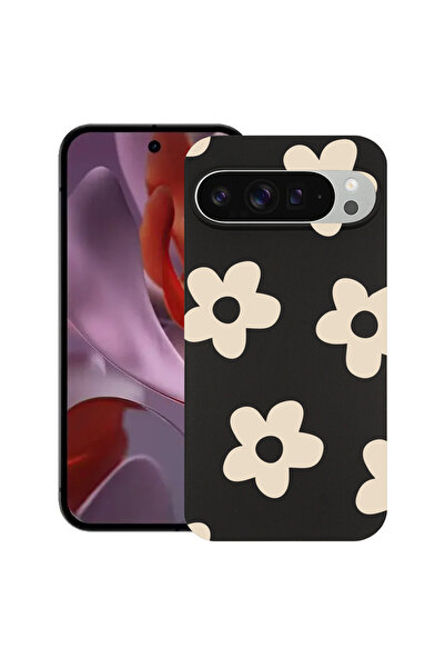 bestcase Carcasă subțire din silicon pentru Google Pixel 9 Pro XL, Retro Daisy, 1926334 B 1481