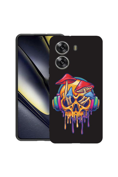 bestcase Carcasă subțire din silicon pentru Poco X7 Pro 5G, model ciupercă-cr...