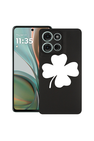 bestcase Carcasă subțire din silicon pentru Motorola Moto G75, Lucky Trifoi, ...