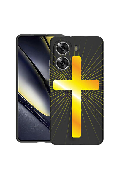 bestcase Λεπτή θήκη σιλικόνης για Poco X7 Pro 5G, Golden Cross, 1992025 B 1786