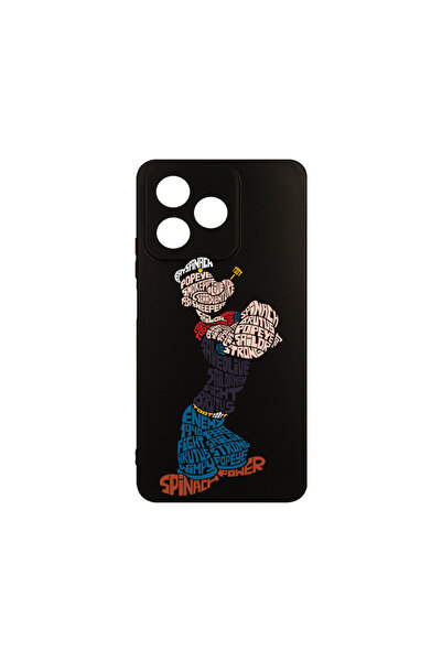 bestcase Λεπτή θήκη σιλικόνης για Xiaomi Redmi 13, Calligraphy Popey, 1923377...