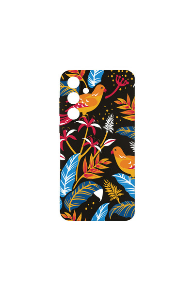 bestcase Carcasă subțire din silicon pentru Samsung Galaxy A16, Păsări colora...