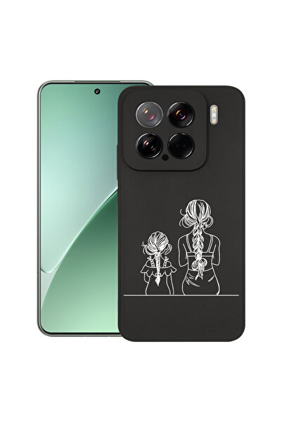 bestcase Λεπτή θήκη σιλικόνης για Xiaomi 15, μαμά και κόρη, 1926341 B 1048