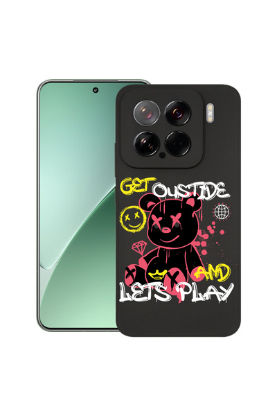 bestcase Carcasă subțire din silicon pentru Xiaomi 15, Teddy Bear Lets Play, ...