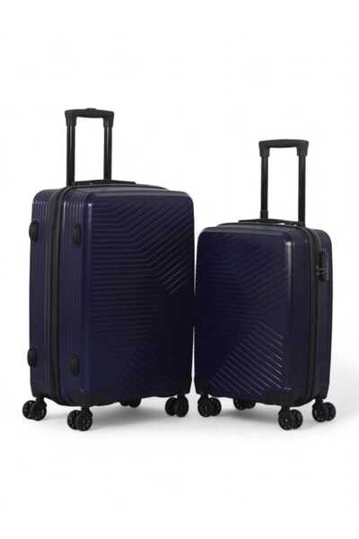 AVIATOR حقيبتين سفر صلبة | ماركة | مصنوعه من ABS عالي الجوده- مقاس 28 انش - 20 انش-خفيفة الوزن