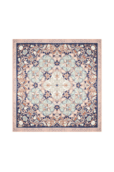 Bursa İpek Eșarfă din mătase twill cu model somon