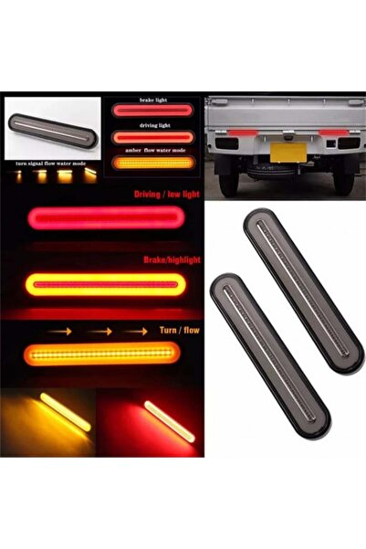 Led Light Alex Set 2 lampi spate cu 3 functii, efect neon, semnal dinamic 12 v-24 v