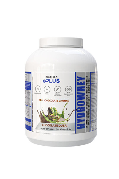 Natural Plus Hydrowhey Protein 2kg, aroma Dubai Chocolate