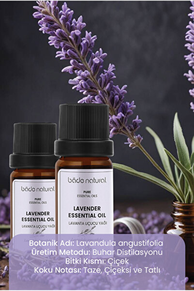 Bade Natural Lavanta Uçucu Yağı %100 Saf 10 ml