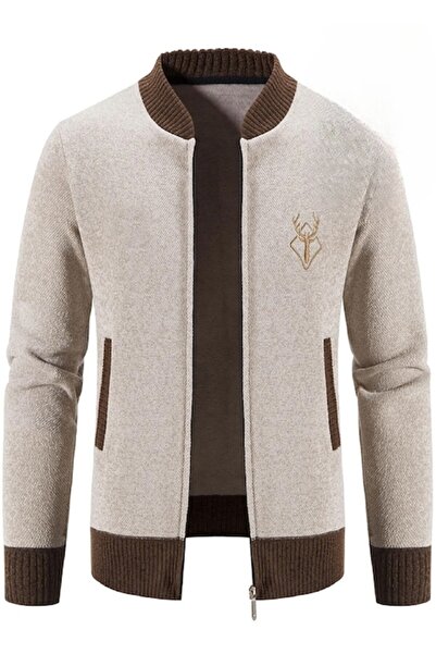 The Casius. Men's cardigan with padded jacket