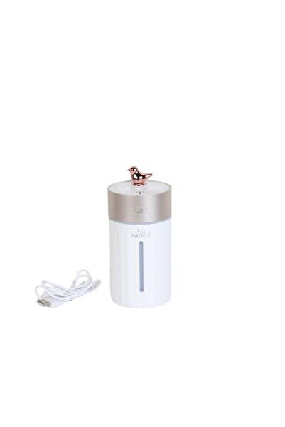 PROOF ناشر بخار كهربائي، 230 مل، مع إضاءة LED - أبيض
