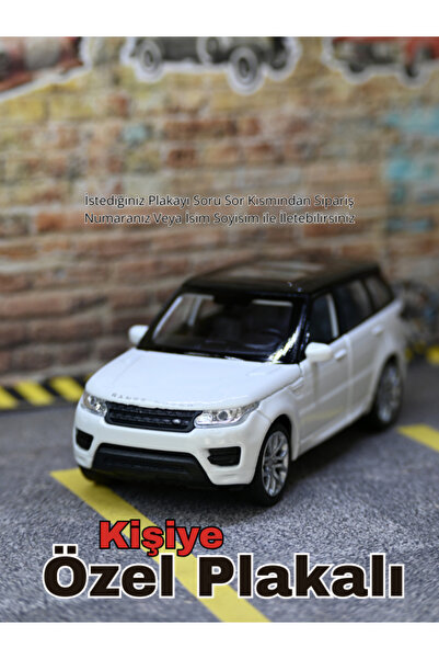 bebeym Range Rover Oyuncak Araba Metal - Kişiye Özel Plakalı