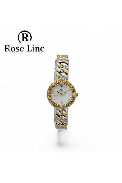 Roseline Women's silver and gold watch