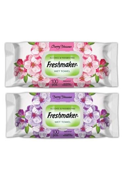 Freshmaker Blossom Wet Wipes by Fresh Maker, 100 Wipes | 1 Pack