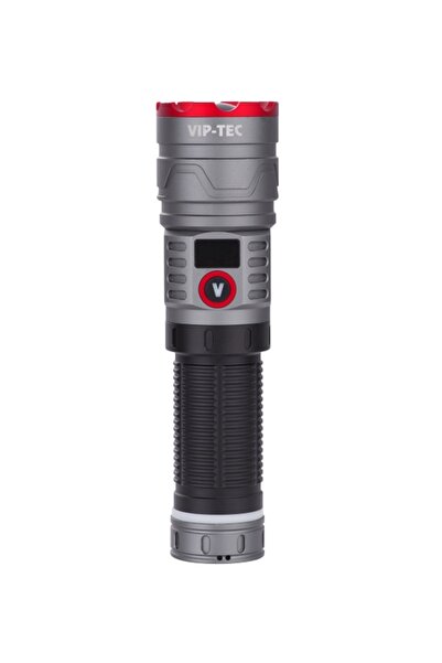 Vip-Tec 7 Fonksiyonlu Şarjlı El Feneri – 4000 Lümen, Powerbank Modu, Dijital ...
