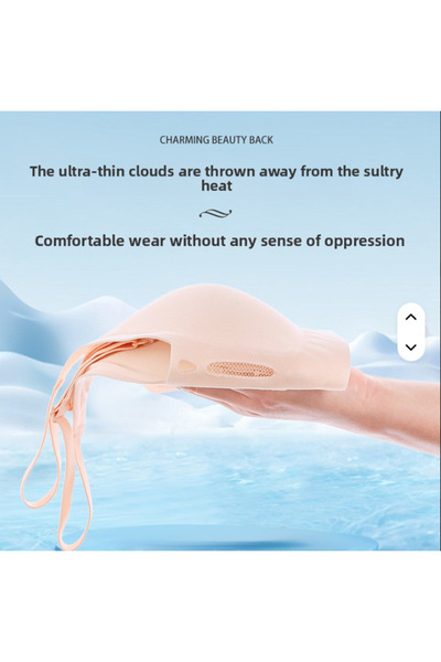 pae Ultra-Thin Ice Silk Seamless Soft Thin No-Feel Lightweight Full Comfort Breathable Padded Bra