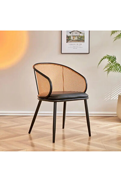 Crestj Modern Coffee Chair || Black