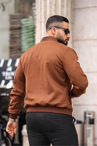 BASEL.CO Unisex Suede College Jacket - a Must-Have for Everyday and Sports Outfits