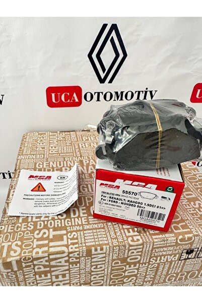 uca otomotiv Arka Fren Balatası Takım - Renault Kango 1 1.9 Dcı 7701207187