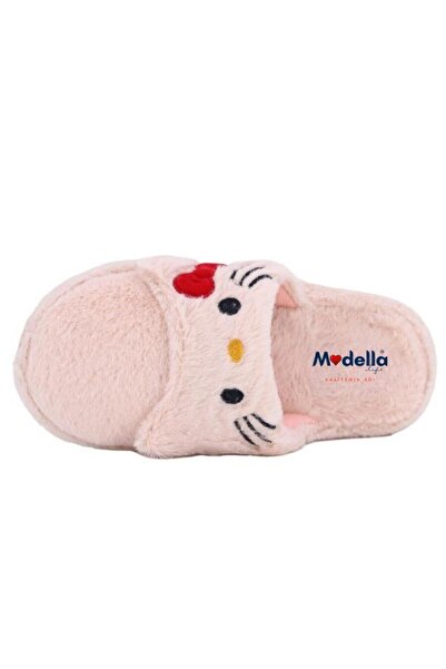 Modella Life Women's House Slippers with Kitten Figure Plush House Slippers Non-Slip Sole Warm Stylish Design