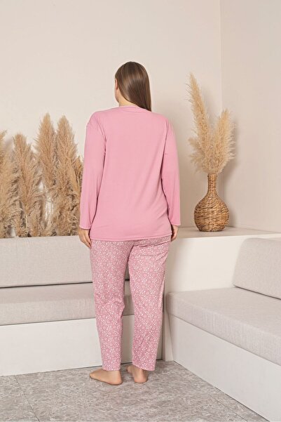 Asel Σετ πιτζάμες από ύφασμα Interlock μεγάλου μεγέθους