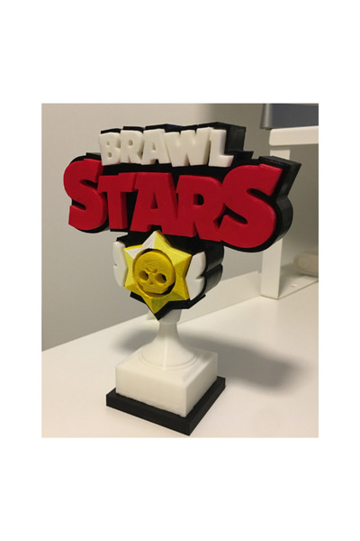 AYCER 25 cm Brawl Stars Ödül Kupası, Brawl Stars Dekor Ürünü, Brawl Stars Logo