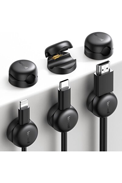 Lamicall مشابك الكابلات، حامل منظم الأسلاك الزنبركية - عبوة من 6 قطع، أحدث مش...