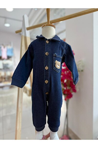 Necix Bebek Mavi Jean Tulum