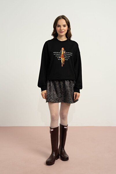 HAUSEkids 9-15 ani Chaos Gırls Leo Set pentru fete-Antracit