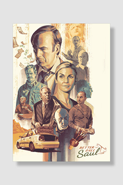 postick Better Call Saul Dizi Posteri Yüksek Kaliteli Kalın Parlak Kuşe Kağıdı