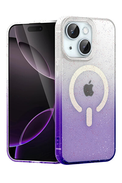 NewFace غطاء ماج سيف لامع لهاتف آيفون 15 بلس من إس بي تي آر إن إس (215635) - ...