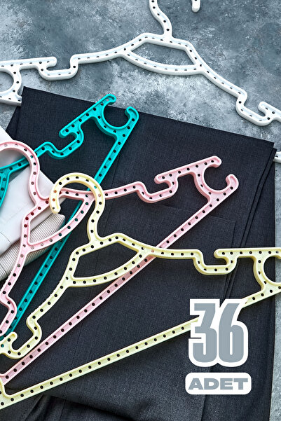 Beray 36 komada mega vešalica za odeću - MEŠANE BOJE