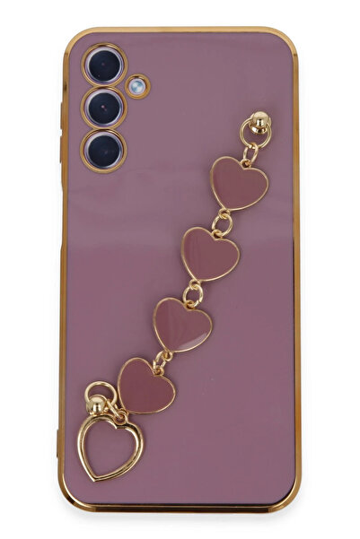 NewFace حافظة سامسونج جالاكسي A24 4G من إيسيلا سيليكون (120647) - بنفسجي