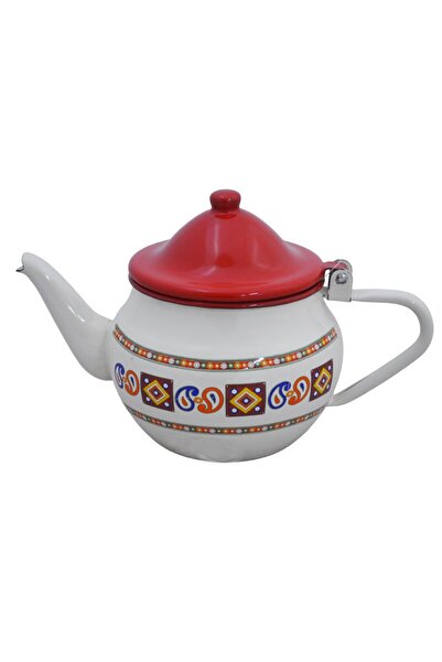 FFA إبريق شاي إندونيسي مطلي بالمينا - مقاس 14